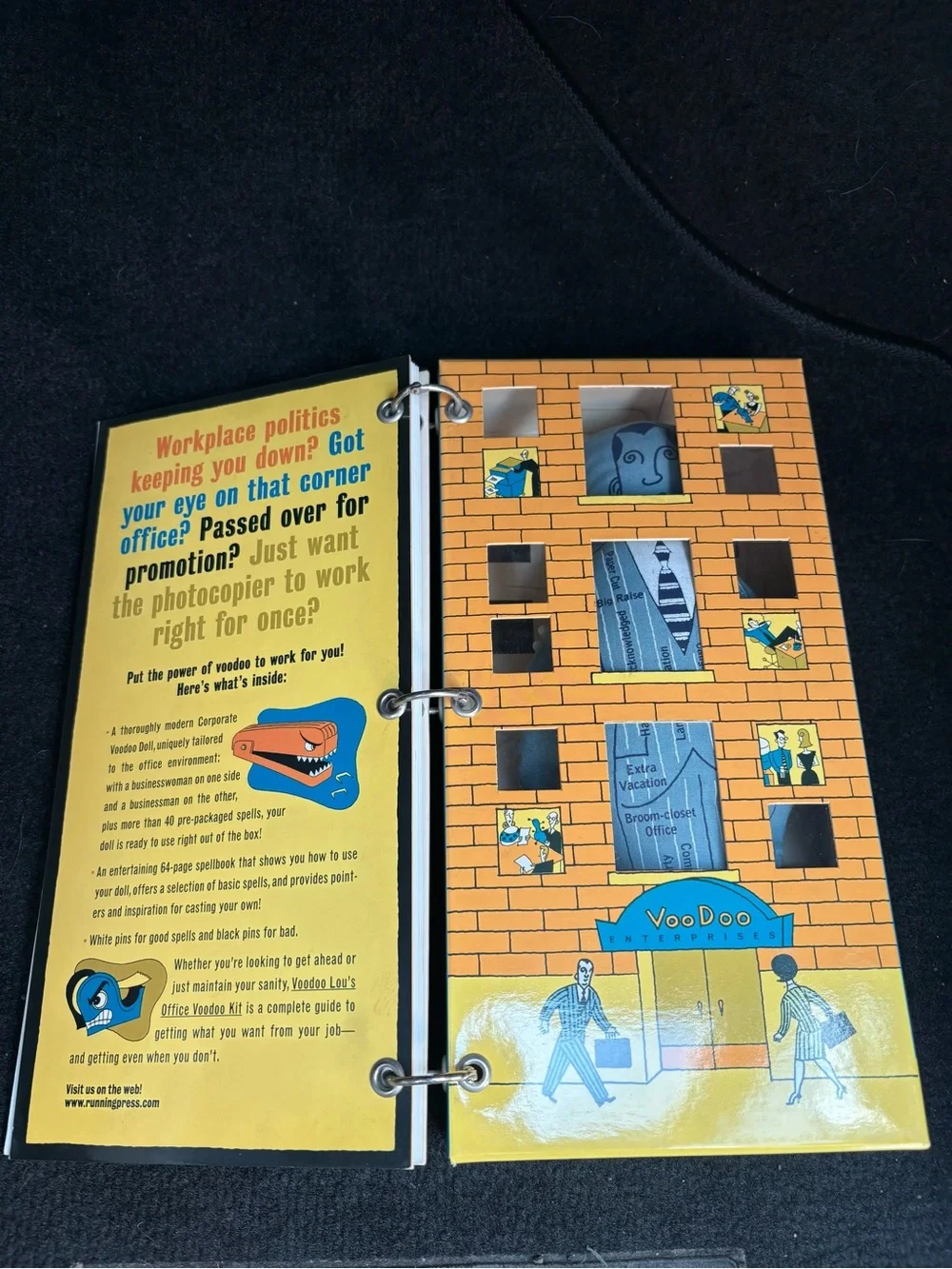 Office Voodoo Kit Notebook - Yellow Cover